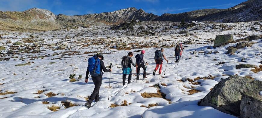 1ère foulée dans la neige de la saison face au Marimaha 1ère foulée dans la neige de la saison face au Marimaha