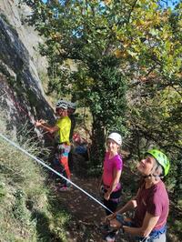 Caroline, notre prof d'initiation en escalade Caroline, notre prof d'initiation en escalade